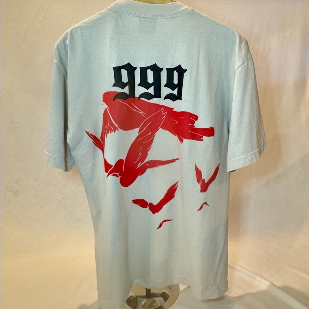 Revenge Dove 999 T Shirt in Red & Cement Color - Picture 2 of 4